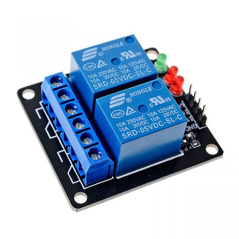2 way relay module low level trigger without