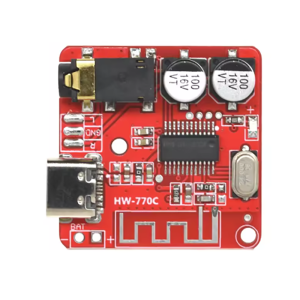 VHM-314 Bluetooth 5.0 MP3 Decoder Board Type-C – Lossless Audio Receiver, Car Speaker Amplifier Circuit, XY-BT-Mini Upgrade (Wireless Stereo Amp Module)