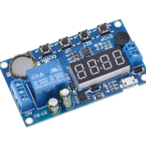 DC5.0V--60V 24H Time-Sync Relay Module with 5 Programmable Delays & Real-Time Clock (RTC) Control
