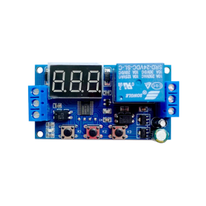 24V Programmable Cycle Timer Relay Module with Trigger Function