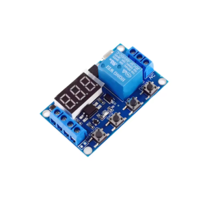 DC 6-30V XY-J02 Single-Channel Relay Module with Delay Timer – Adjustable Delay ON/OFF & Trigger Cycle Timing Circuit Switch  [Micro USB]