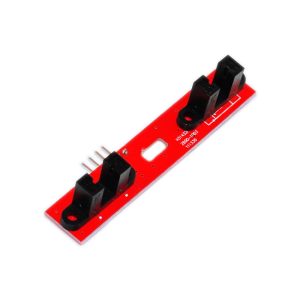 2WD Speed Measurement Module – Smart Tracking Car Counter, Dual-Channel Motor Speed Sensor (Red)