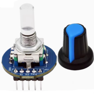 EC11 Style Digital Rotary Encoder Potentiometer Module with Knob
