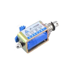 JF-1039B Push-Pull DC Solenoid - 10mm Stroke, 170g 25N Force (6V/12V 1.5A /24V 1A Optional)