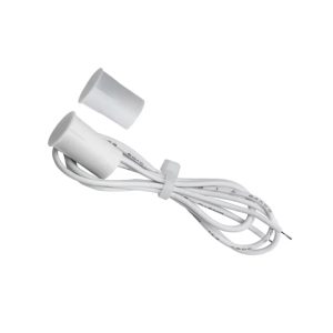 MC-33 Recessed Magnetic Contact Sensor - Normally Closed (NC) Wired Hidden Door Alarm