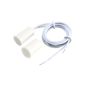 MC-33A Normally Open Wired Recessed Door Contact Sensor – Hidden Magnetic Alarm for Doors & Windows