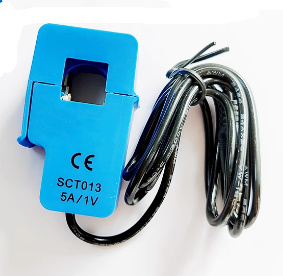 Non-Invasive AC Current Sensor SCT-013-000 | 5A/1V Split Core Transformer | 1% Precision 1meter