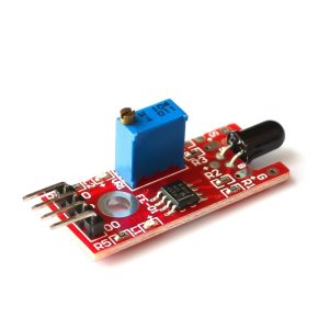 RED Flame Sensor Module – 4-Wire Fire Detection & IR Receiver Module