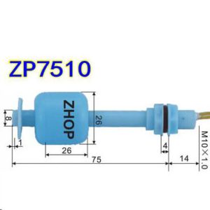 ZP-7510 P75 0~110v water level sensor (40cm cables)