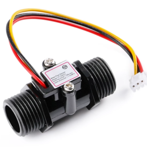 G1/2 DN15 Transparent Flow Sensor YF-S201C Turbine Flow Meter for Water, Liquid Flow Measurement