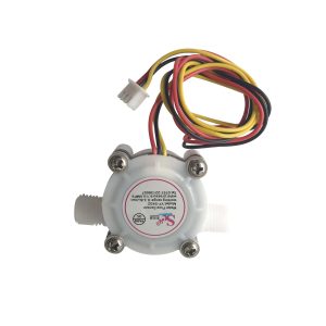 1/4 inch DN8 YF-S402 White Water Flow Sensor - Digital Liquid Flow Meter for Plumbing/Irrigation Systems